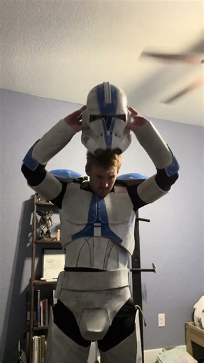 WEARING THE 501st Clone Trooper Armor Quick visual overview #clonetrooper