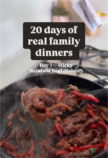 Sticky Rainbow Beef Recipe for Family Dinners