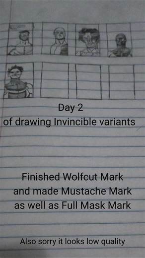 Day 2 of drawing all Invincible variants