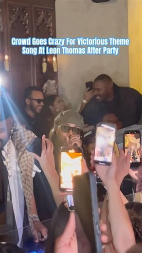 Crowd Goes Crazy For Victorious Theme Song At Leon Thomas After Party #tamtonight #fyp