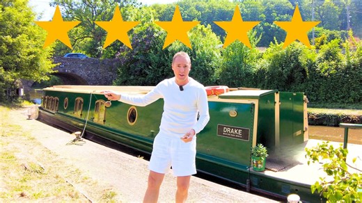 I explore a luxury canal boat in Wales 🚤