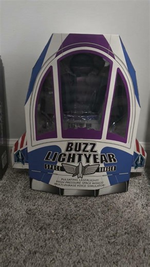 I got a buzz Lightyear box from 30th anniversary of toy story last year.