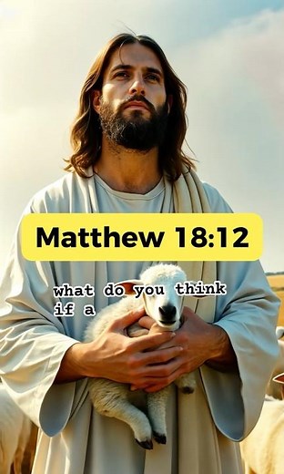 Jesus Said: The Parable of the Lost Sheep | Matthew 18:12 | God’s Love for the Lost" #love