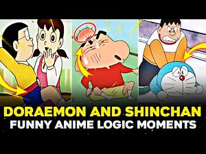 Most Funny Logic In Doraemon, Shinchan In Hindi | Nobita Shizuka Funny Logic | Funny Anime Moments