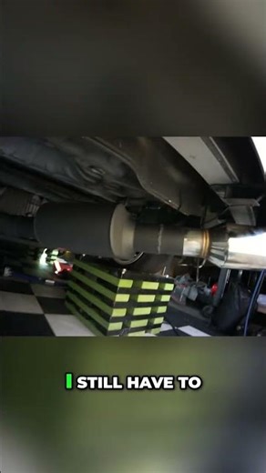 DIY Muffler Install: Underneath the Car Exhaust #shorts