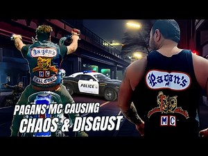 PAGANS MC CAUSING CHAOS & DISGUST IN MOTORCYCLE CLUB SCENE