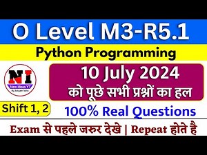 10 July 2024 Python PRACTICAL PAPER SOLUTION | O Level python paper solution |m3r5 paper solution