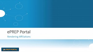 Rendering Affiliations