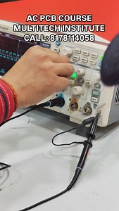 DSO Class in ac pcb Lab | Dso oscilloscope Testing | ac pcb repairing course | ac pcb course #multitechinstitute #dso #dsooscilloscope #actechnician #acrepair #acrepairingcourse #acpcbrepairingcourse #acservice #acpcbtraining #acpcbrepair #acwork | Rajkumar Kushwaha