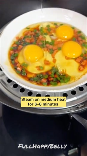 Steamed omelette recipe