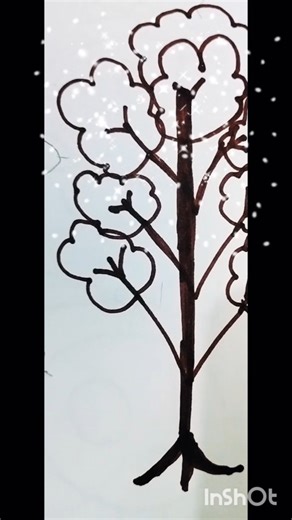 tree drawing in easy way... anyone can draw...