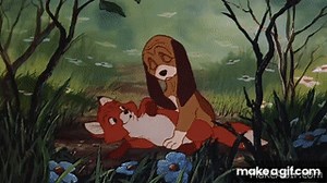 The fox and the hound on Make a GIF