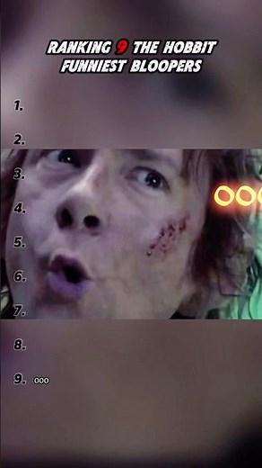 Ranking 9 The Hobbit Funniest Bloopers. #bloopers #TheHobbit