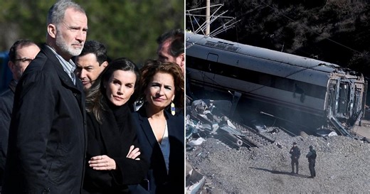 Spagna, re Felipe e Letizia sul luogo della tragedia ferroviaria: omaggio ai soccorritori