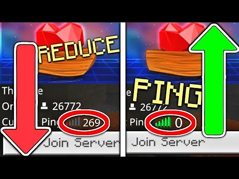 How To Reduce PING In MCPE Servers! - Minecraft Pocket Edition