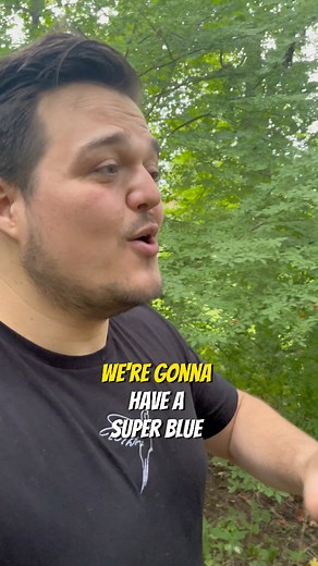 12K views · 420 reactions | A SUPER RARE super blue moon TONIGHT!  #bluemoon #superbluemoon #space #sciencefacts | SciBytes | Facebook