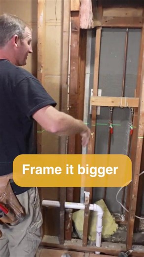 Shower niche framing tips | Home Remodeling