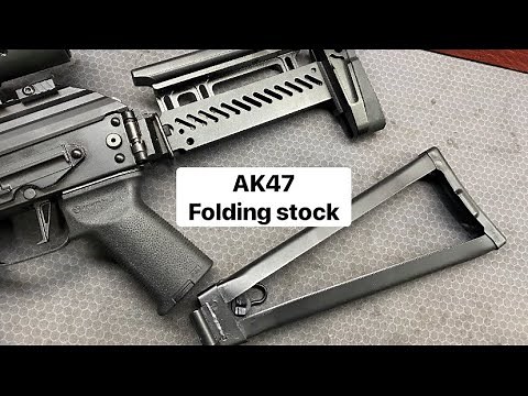 How the AK folding stock works