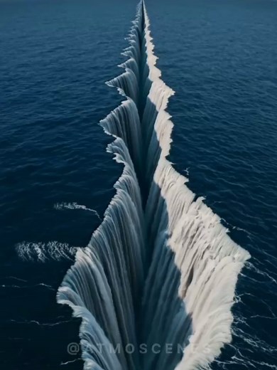 Unexplained Ocean Rift: Natural Disaster Footage