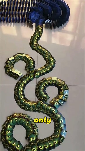 The Ultimate Domino Effect with Playing Cards