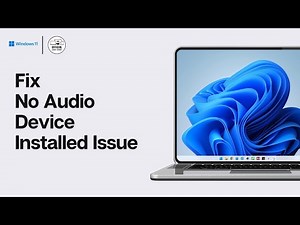 Fix No Audio Device is Installed in Windows 11 (2025 Guide)