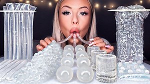 13M views · 159K reactions | MOST POPULAR FOOD FOR ASMR _CLEAR FOOD_...