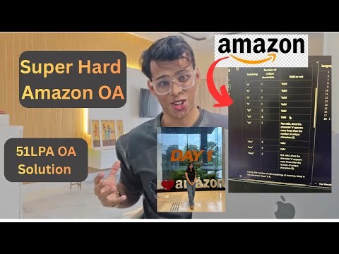 Amazon OA 2026 - Super Hard LLM-Proof DSA Question | Kumar K(SDE @ Amazon) Solves It