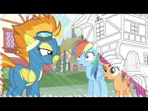 My Little Pony Friendship is Magic Rainbow Dash Coloring Pages for Kids