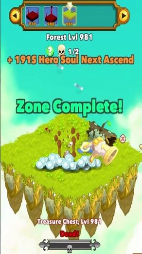 Level 950 to 1011 in 30 Seconds | Clicker Heroes Idle Game Madness #games #gaming #gameplay