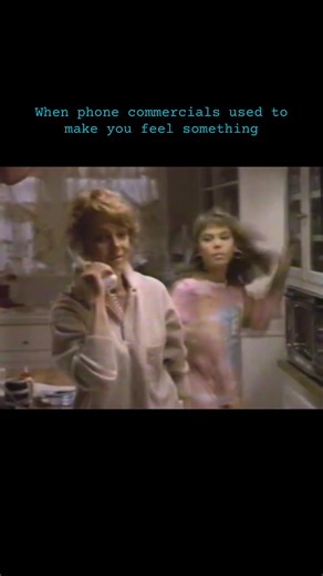 There was such heart in these cheesy commercials. iPhone could never #80scommercials #80s #1980s #vintagecommercials #vintage