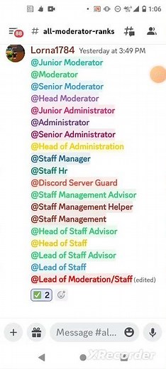 All moderator ranks join our discord in the chat