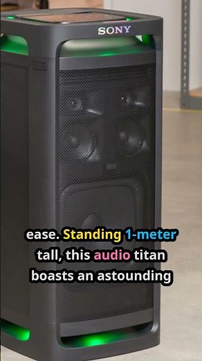 Sony ULT Tower Max packs 2,150 watts of sound into 1-meter speaker