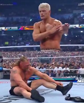 From going off-script to hug Cody Rhodes at SummerSlam 2023, to hanging up the boots after facing Oba Femi at WrestleMania 42.Two iconic moments at WWE’s biggest shows—one beautiful, the other heartbreaking. 🖤A once-in-a-generation athlete. There will never be another like him. THANK YOU, Brock Lesnar! 🙏🏼
