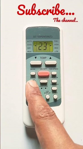 Carrier ac remote demo.