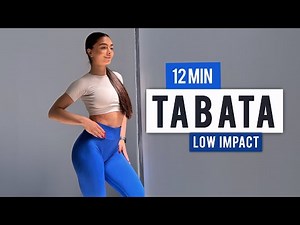 12 MIN TABATA HIIT WORKOUT | Full Body Home Workout, No Equipment, With Tabata Songs!