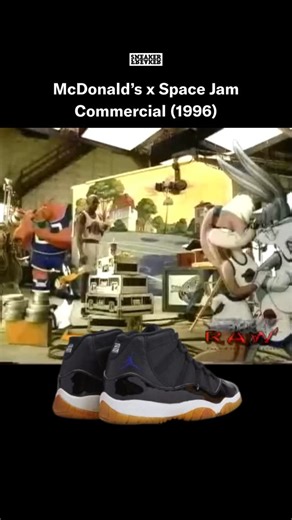 Sneaker Freaker on Instagram: "Throwback to Michael Jordan wearing the OG 'Space Jam' Air Jordan 11s in this McDonald's commercial 🔥⁠ ⁠ Head to the link in bio for everything you need to know about the 2026 retro 🪐"