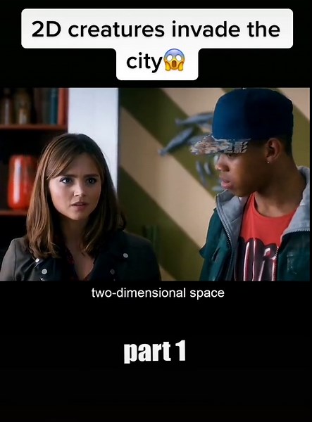 2D Creatures Invade the City - A Mysterious Encounter in a Three-Dimensional World