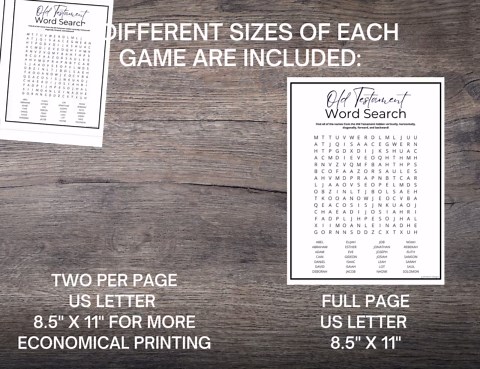 Old Testament Games Bundle: LDS Seminary & Sunday School 2026 (printable) - Etsy
