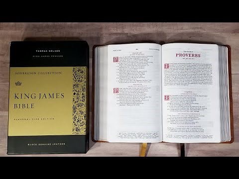 Thomas Nelson Kjv Sovereign Collection Bible