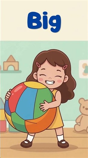 Opposites #1 — Big, Small, Fast, Slow | English for Kids