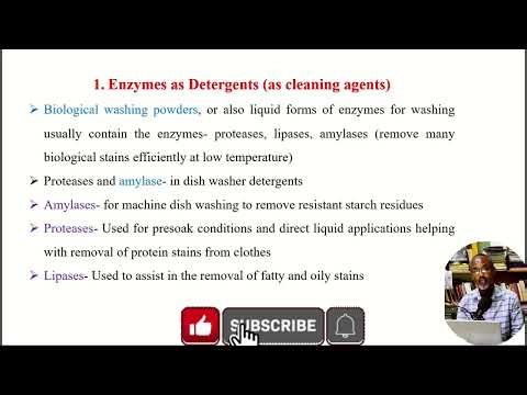 Biology Grade 11 unit 3: Application of enzymes