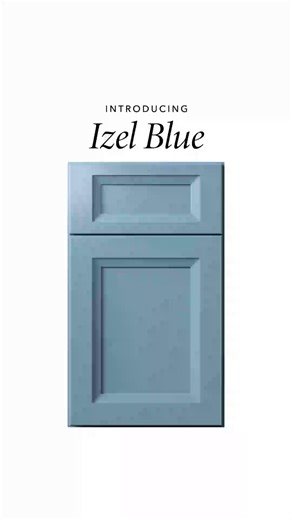 1.2K views · 38 reactions | We are proud to introduce Izel Blue, a designer shade born from over a decade of craftsmanship, countless trials, and an unrelenting pursuit of perfection. Now available as an Allure Designer Collection Color. Stay tuned to uncover the story behind this color — and why it means more than you think  | Fabuwood Cabinetry | Facebook