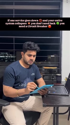 Nikhlesh Patle | Technical Architect - 10+ Years on Instagram: "🛑 Mastering the Circuit Breaker Pattern — Stop System Meltdowns ⚡🧠 —————————————— 🧩 1️⃣ What It Means 🛑 Circuit Breaker = Block calls to a failing service to prevent collapse. ⚡ 3 states: Closed → Open → Half-Open 🌐 Fail fast instead of waiting for slow/down services. —————————————— 🔌 2️⃣ The Flow 1️⃣ Downstream failures increase 2️⃣ Threshold crossed → Open circuit 3️⃣ All calls blocked → return fallback instantly 4️⃣ After c