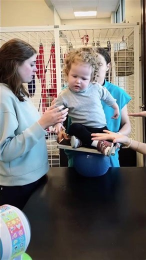 Learning to sit and use hands #allkidsareperfect #sitting