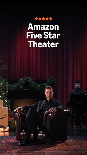 thelostsmiles | Benedict Cumberbatch updates on Instagram: "Benedict Cumberbatch is doing Amazon's Five Star Review Theater this year ⭐️⭐️⭐️⭐️⭐️🐧 Here's a preview of what's to come #benedictcumberbatch #sherlock #doctorstrange #christmas #blackfriday #penguin"