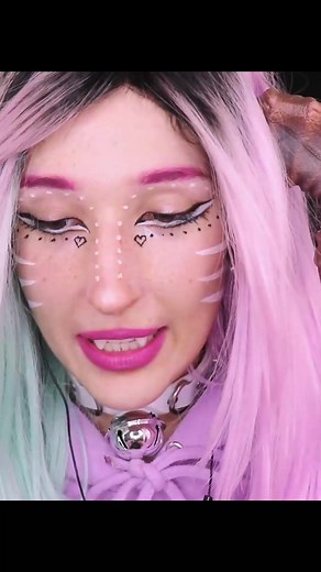 Rubbing steel wool on your face to make it shiny and new ^_^ #asmr #asmrtiktoks #asmrvideo #asmrroleplay #friendlydragon #seafoamkitten #relax #sleep