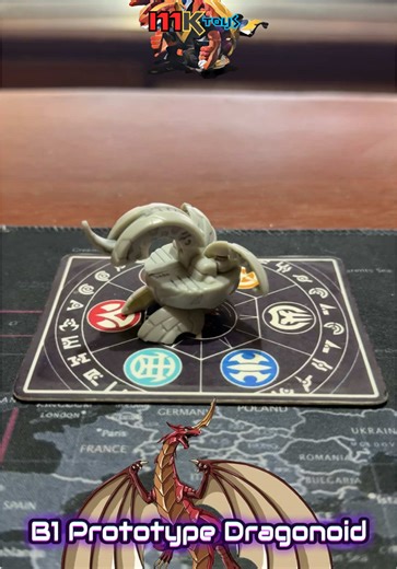 Explore the Rare B1 Prototype Dragonoid Bakugan