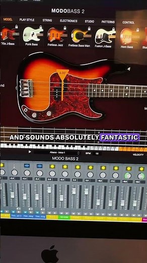 Free plugin: IK Multimedia MODO BASS 2 CS😍 #bass