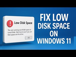Fix Low Disk Space in Windows 11 Fast | Free Up Storage Now!