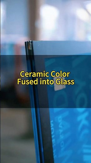 Ceramic-Fritted Glass: Durable Color Fused into the Surface
